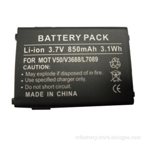 3.7V, 850mAh Cellphone Battery for Motorola V50/L7089/Timeport 260